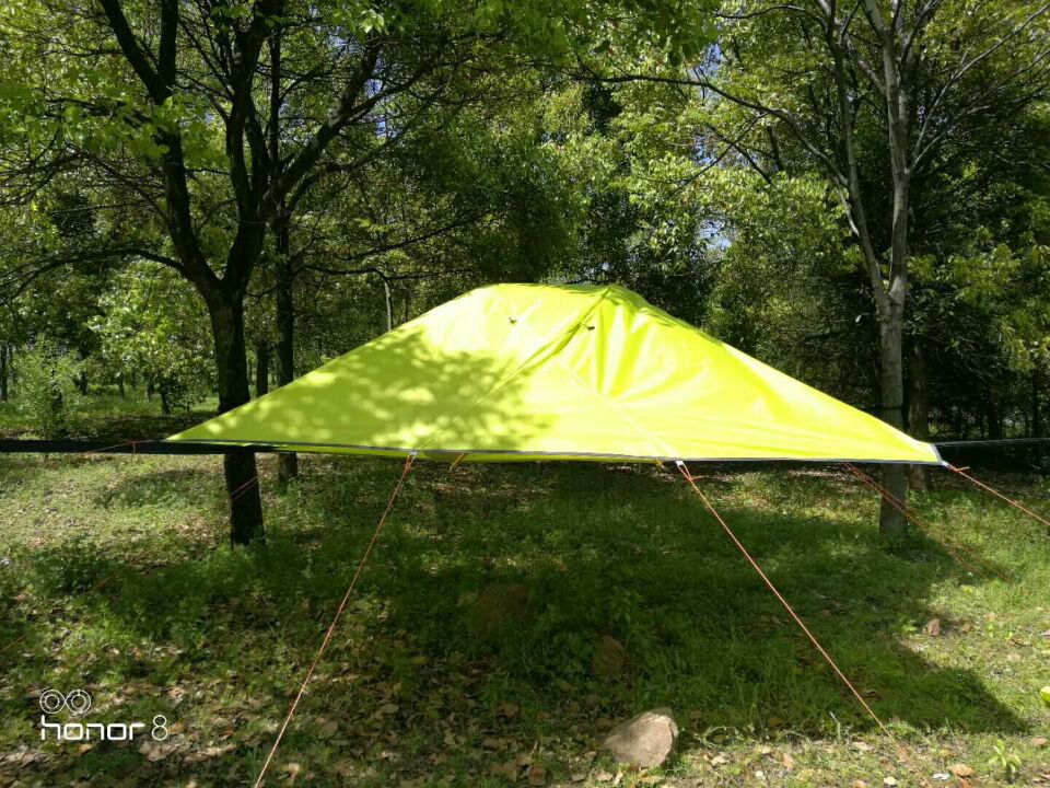 Cheap Goat Tents New Arrival 2 3 Person Aluminum Poles Double Layers Waterproof Mosquito Net Tree Dangling Hanging Camping Tent Barraca Bivvy   